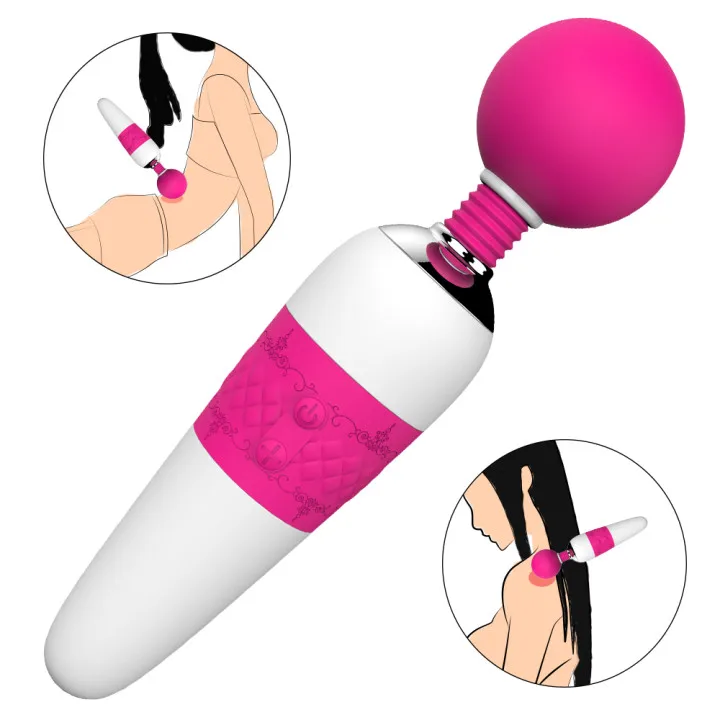 Vibrator Wand Handheld Electric Cervical Shoulder Leg Hand Back Head Scalp Neck Massager Products Body Wand Massager Vibrator