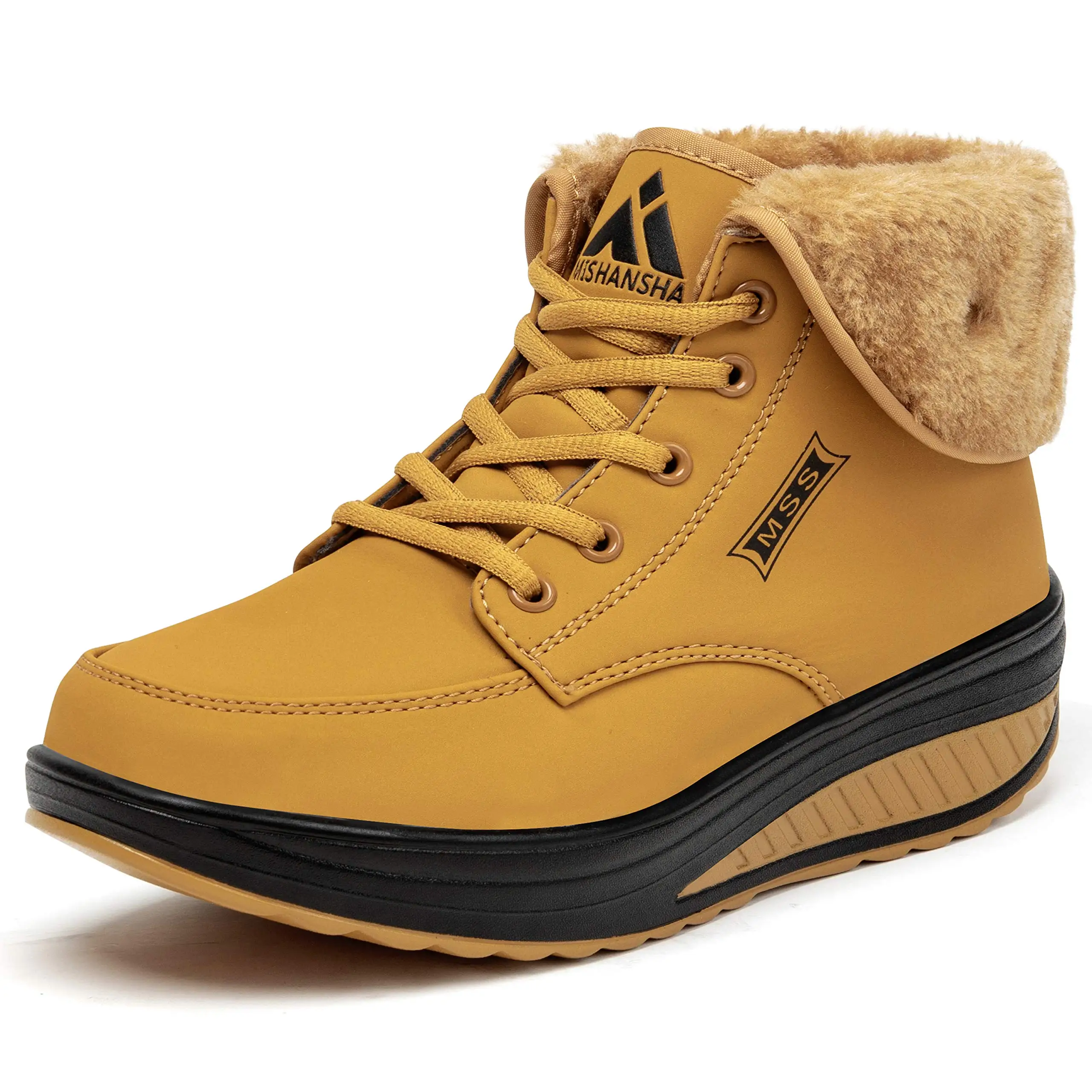 

Hot Selling Women Snow Boots High Quality Ladies boot, Brown/black/khaki