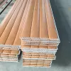 Three Grooves PVC Ceiling Board Price Wood Texture Plastic Wall Panel For Kyrgyzstan