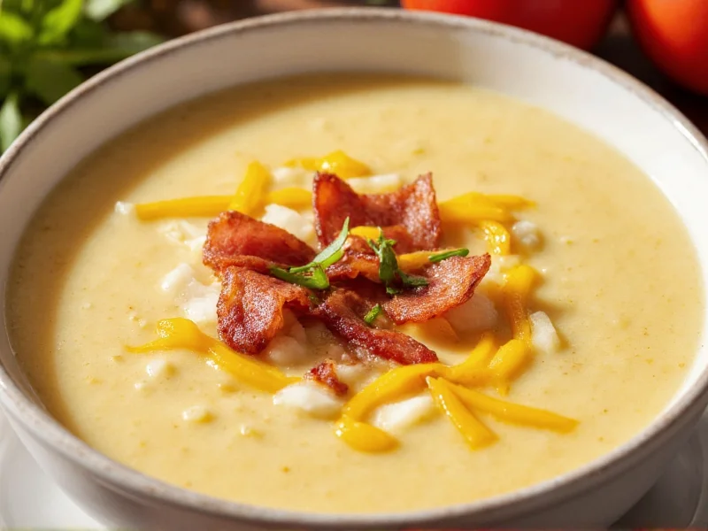 Perfect Potato Soup with Bacon Recipe: Creamy & Comforting