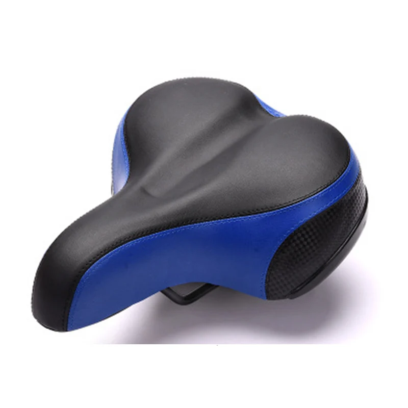 

High Quality aterproof comfortable mountain bicycle saddle with Foam, Blue
