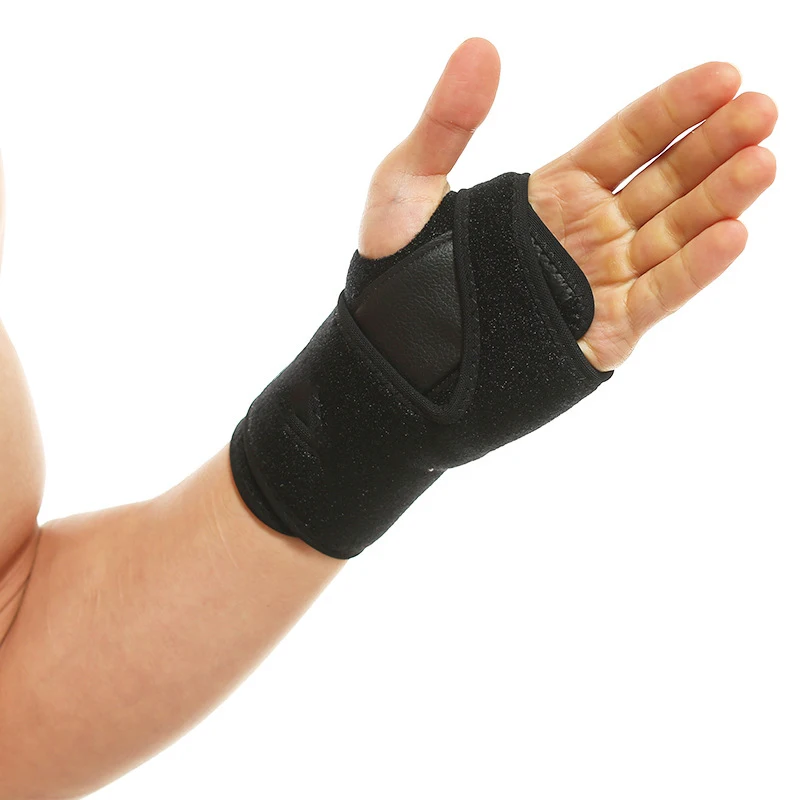 

High Quality Palm Protect Hand Splint customized rubber bracelet rainbow silicone wrist band, Black