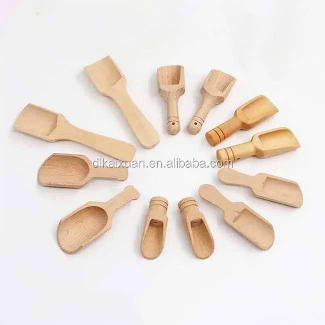 

Promotion mini wood spoons wooden bath salt spoons, Natural