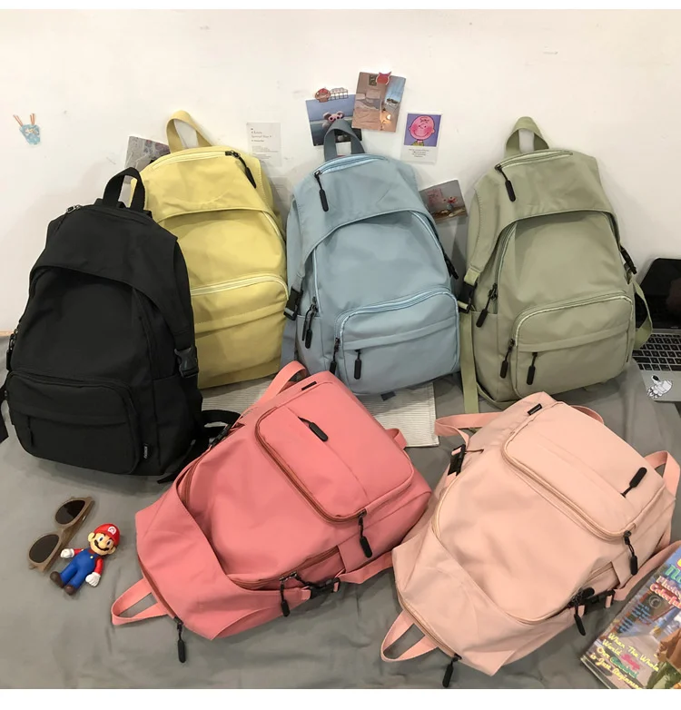 

High capacity Student Backpack 2020 new bag women's bag fashion book bag for high school teenagers students' schoolbag