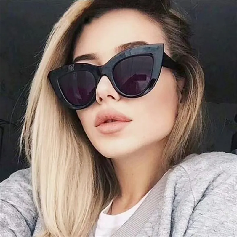 

Italy Design vintage retro women cateye sunglasses for female, As it shown