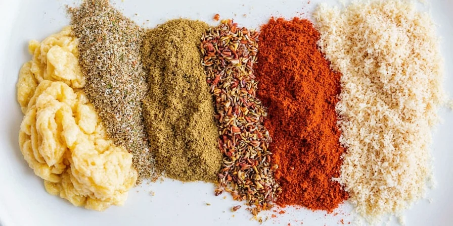 Various dishes seasoned with Creo Seasoning