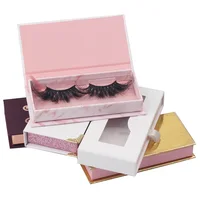 

Hot selling OEM wholesale 25mm mink lashes With eyelash packaging