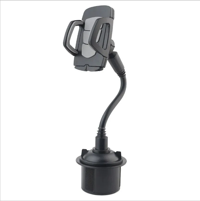 

Facebook Hot Sell Magnetic Goose Neck Phone Holder Car Cup Holder Phone Mount For Drink Bottle, Black