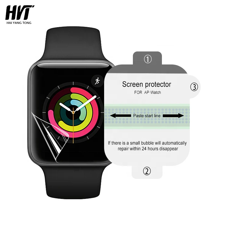 

Nano Hi Tech Liquid Hydrogel Tpu Screen Protector For Apple Watch Series Ultra 7 8 6 5 With Installation Cleaning Kit