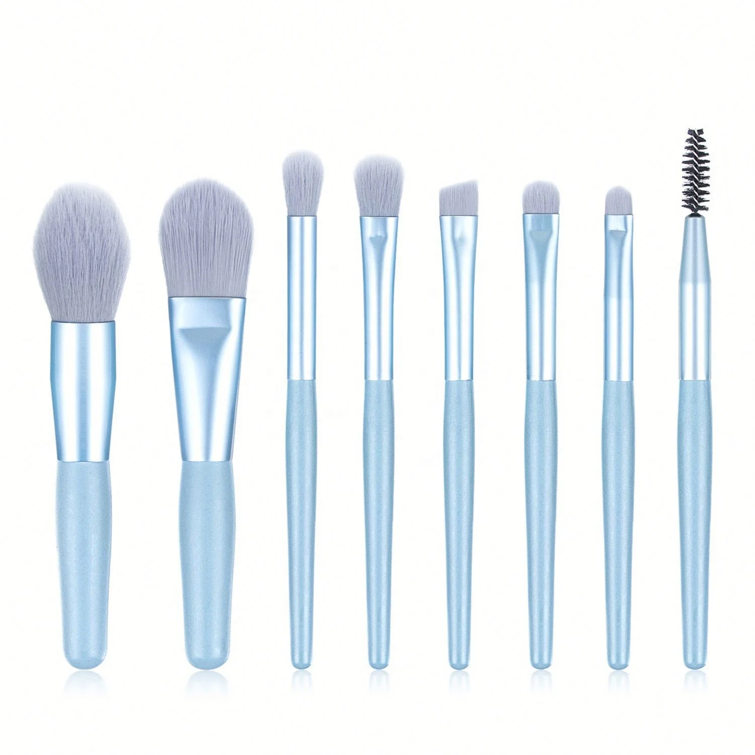 

Wholesale Base Makeup Brush Tool Mini Size Colorful Women Beauty Makeup Brushes