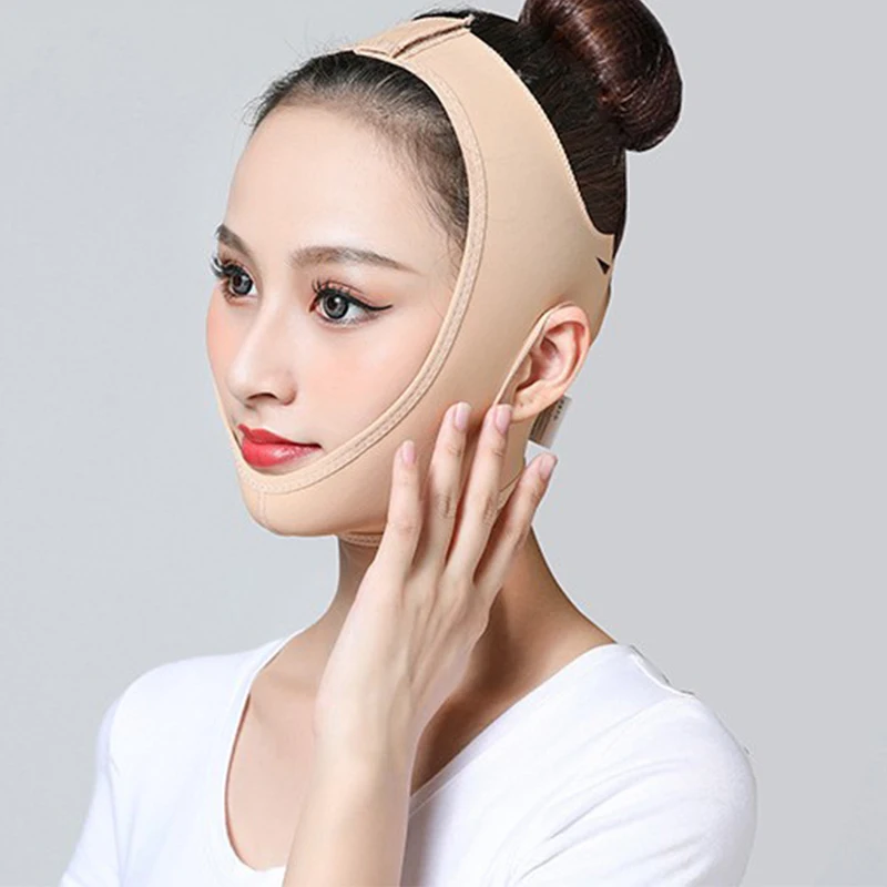 

Factory Price Anti Wrinkle Half Lift Up Cheek V Shape Face Line Slimming Massage Belt
