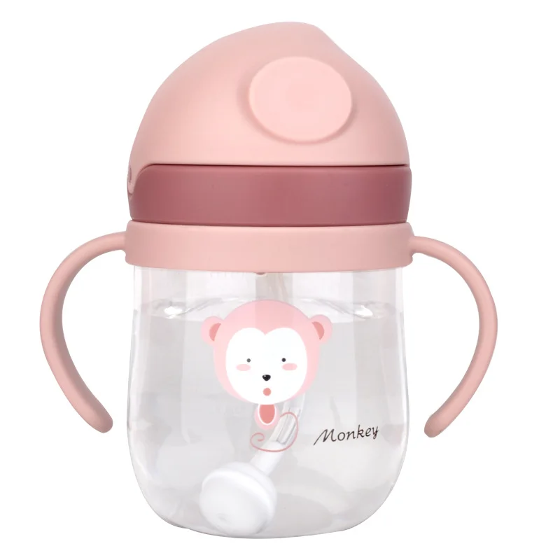 

Cup Children Infant Silicone Leakproof Drinking Water Bottles Children Learn Feeding Drinking Bottle Drink Plastic Baby 250ML