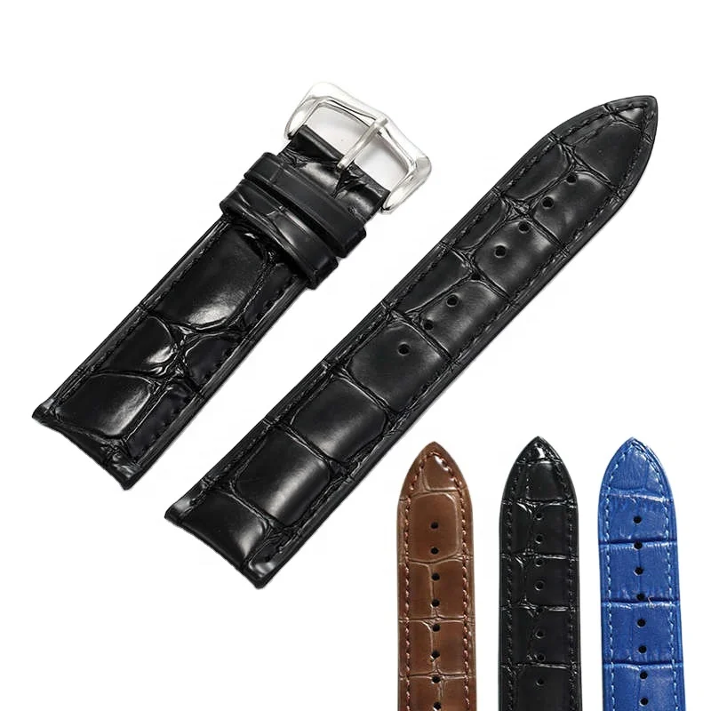 

18mm 20mm 22mm High Quality Genuine Pin Buckle Leather Watch Band Strap Fit For ROX Omeg With Same Size Brand Watches
