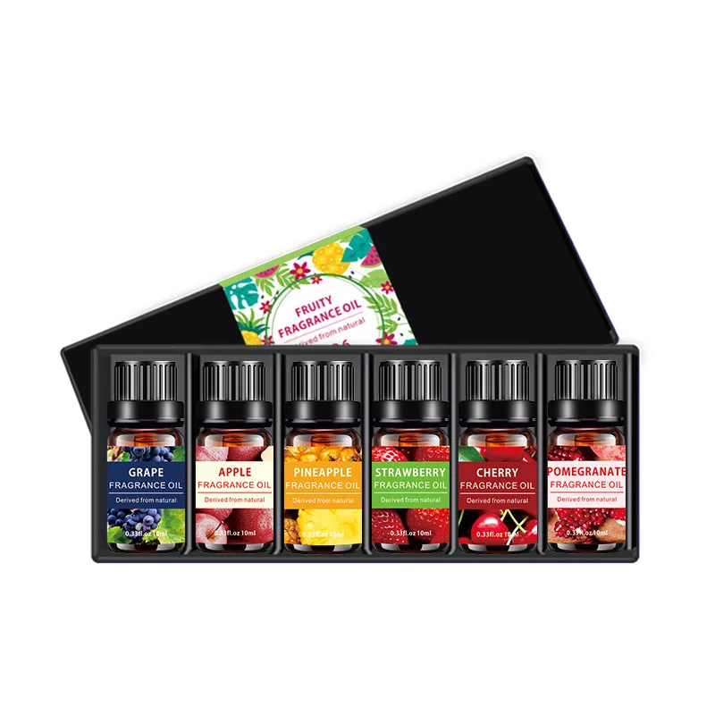 

10 Ml 6 pcs Gift Set Essential Set Aromatherapy Essencial Oil Massage Bathe Aroma Lavender Oil Aromaterapi Aceites Esenciales