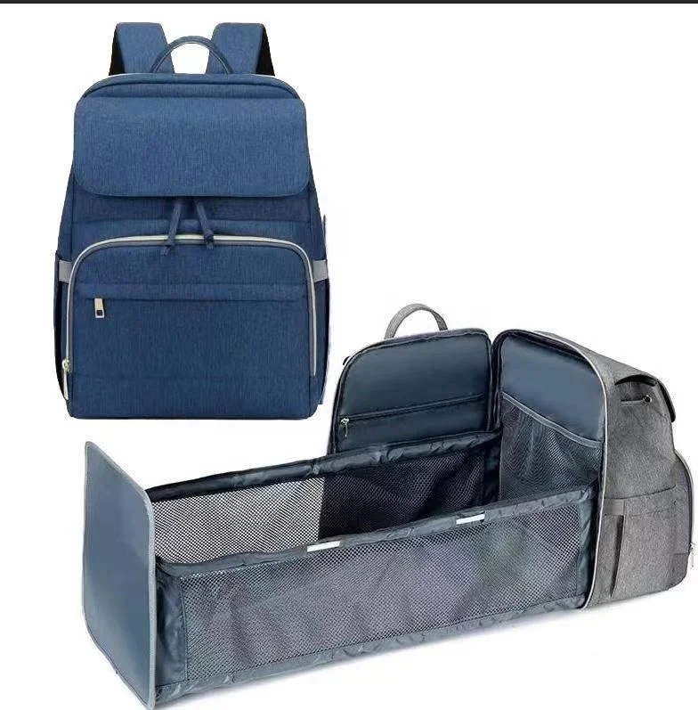 

3 In 1 Foldable Multifunctional Baby Diaper Backpack Stroller Baby Bed Bag