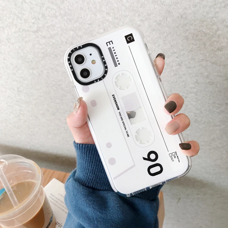 

Funny Vintage TPU case cassette gameboy for iphone 11 pro, Clear