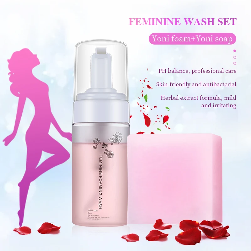 

Custom Feminine Intimate Hygiene Yoni Soap Savon Blanchissant Vegan Organic Herbal Feminine Wash Vaginal Foam Wash Soap