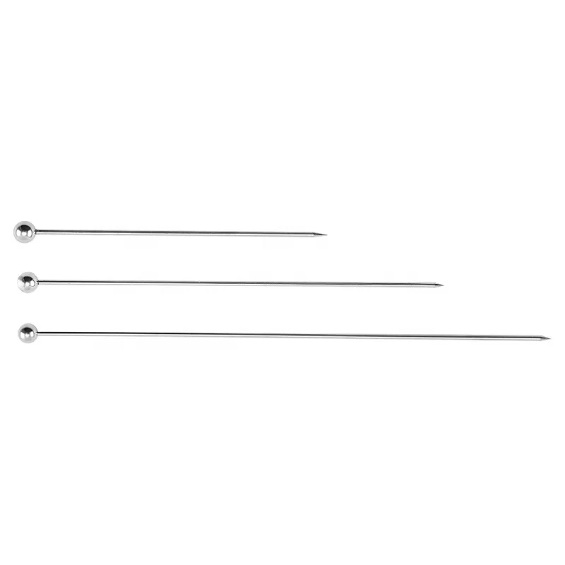 

Reusable 304 Stainless Steel Metal Cocktail Skewers Toothpicks Cocktail Martinis Picks for Olives Appetizers Sandwich, Silver