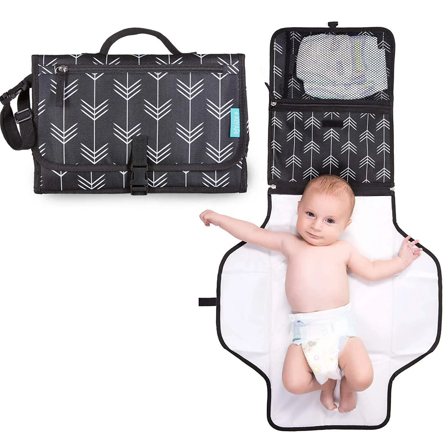 

Custom Eco-friendly 600D Terylene Oxford Cloth Portable Waterproof Traveling Foldable baby diaper changing pad, Multi color (customized color is acceptable)