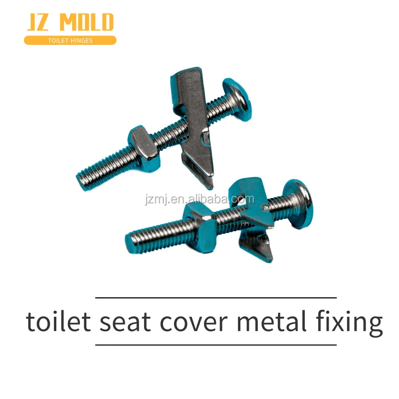 metal toilet seat fittings