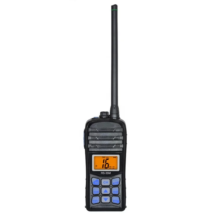 

Heavy Duty Security Two Way Radio,Long Range ship Dual Band Two Way Radio Explosion-Proof Waterproof Walkie Talkies, Black