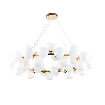 white glass globe lampshade