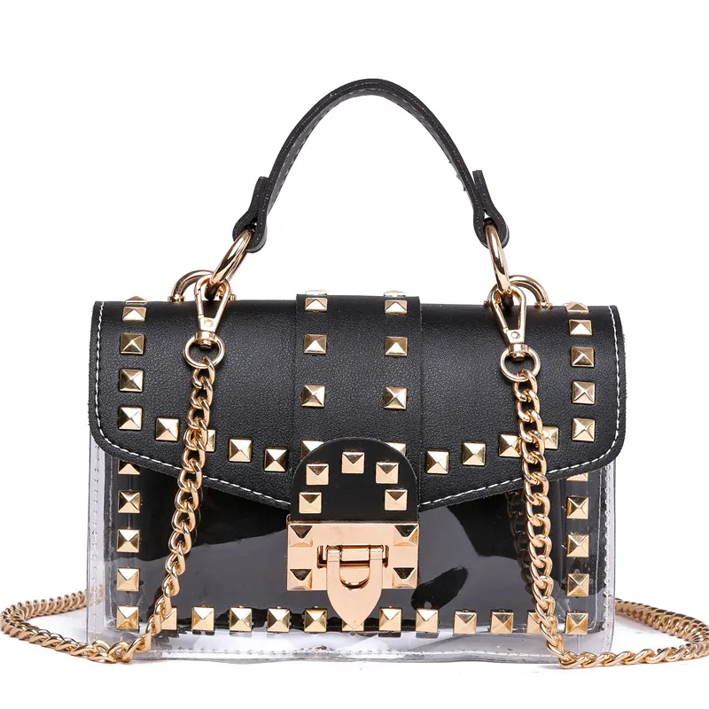 

2020 Wholesale crossbody messenger bags for Women transparent designers handbags fashion PVC beach set purse mini tote clutch ba