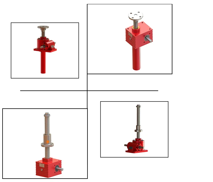 Hand Crank Manual Screw Jack 2kn 2 Ton Hand Wheel Operated Lifting With