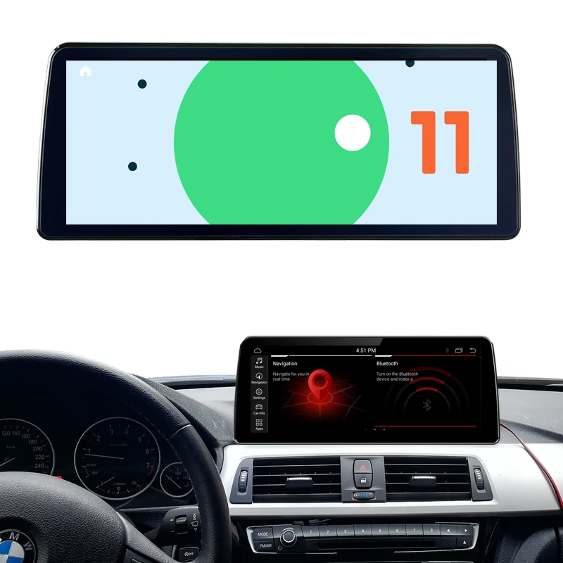 

1920*720 12.3" touch screen car media player with gps navigation wifi radio for bmw f30 android 11