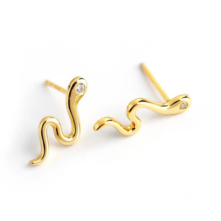 

Summer jewelry 2021 earring snake from china cute stud earrings