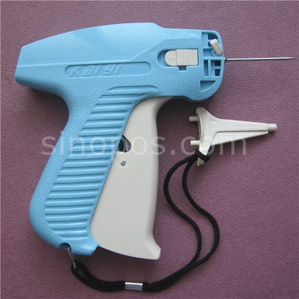 
Extra Long Fine Needle Tagging Gun, thick fabric clothes sweater heavy socks rug price tag attacher barbs fastener pins pistol 