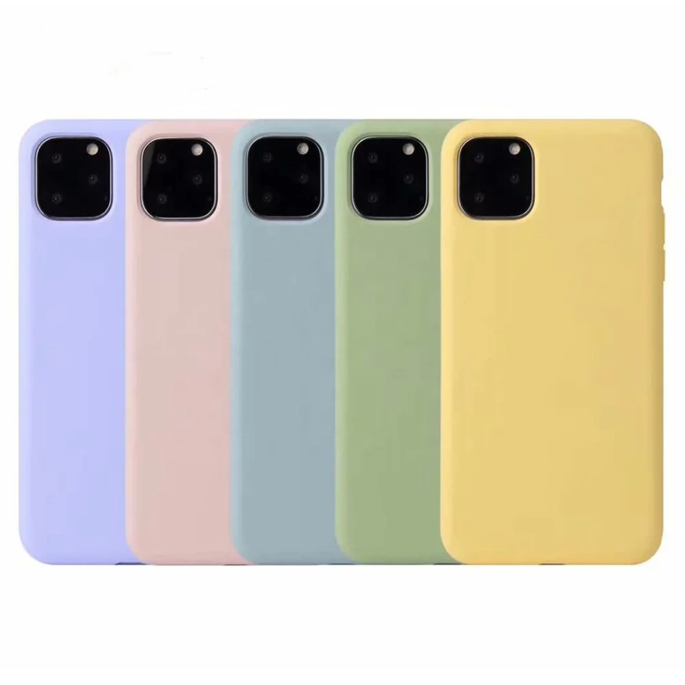

2020 New Arrivals Custom Logo Liquid Silicone Mobile Phone Cover For iPhone 6 7 8 X XR Cell Phone Case For iPhone 11 Pro Max