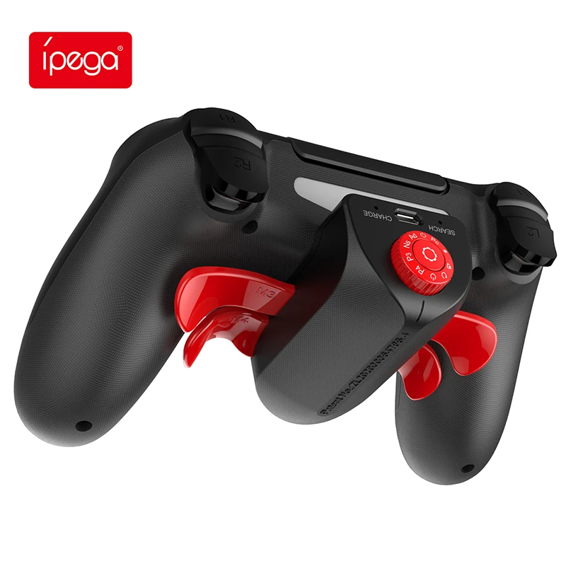 

ipega PGP4013 Gamepad Handle Back Extension Button Converter for PS4 PS3 for iOS Android PC Mobile Rear Button Extension Device, Black