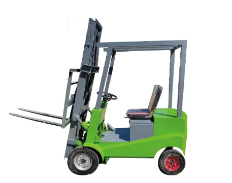 

China Factory 0.8 ton 1 ton small electric forklift mini wheel loader used for warehouse farm lift carry transporter