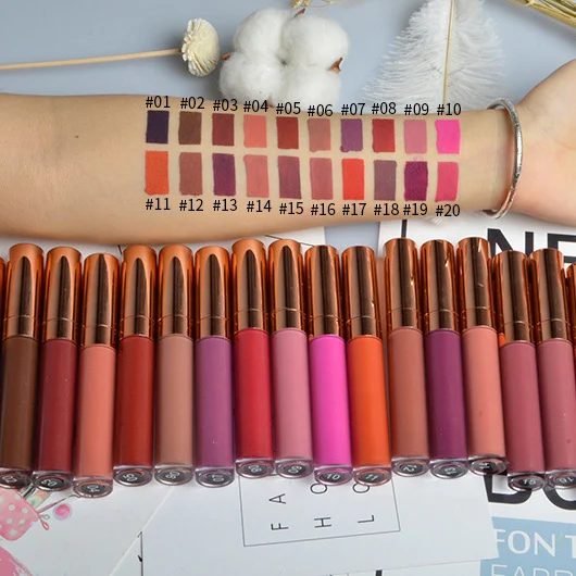 

Popular Nude Color Lip Gloss New Colors Custom Private Label Makeup Matte Lipgloss Waterproof Vegan Lip Gloss Cosmetics Vendor, Multicolors