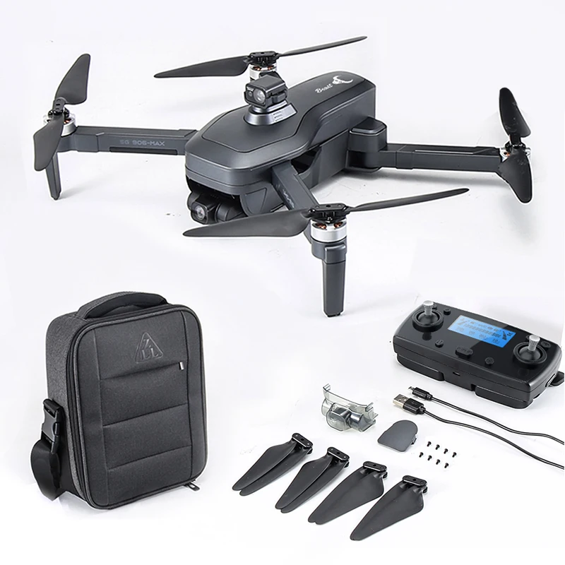 

Long Range remote Control hd gps professional drone 4k with camera and gps, Black