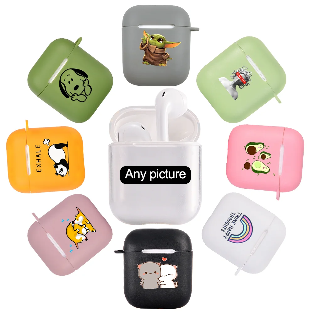 

oem custom designers case For airpod case cover air pod cases Protective Silicone AirPods Accessories Skin Cover for Women girl