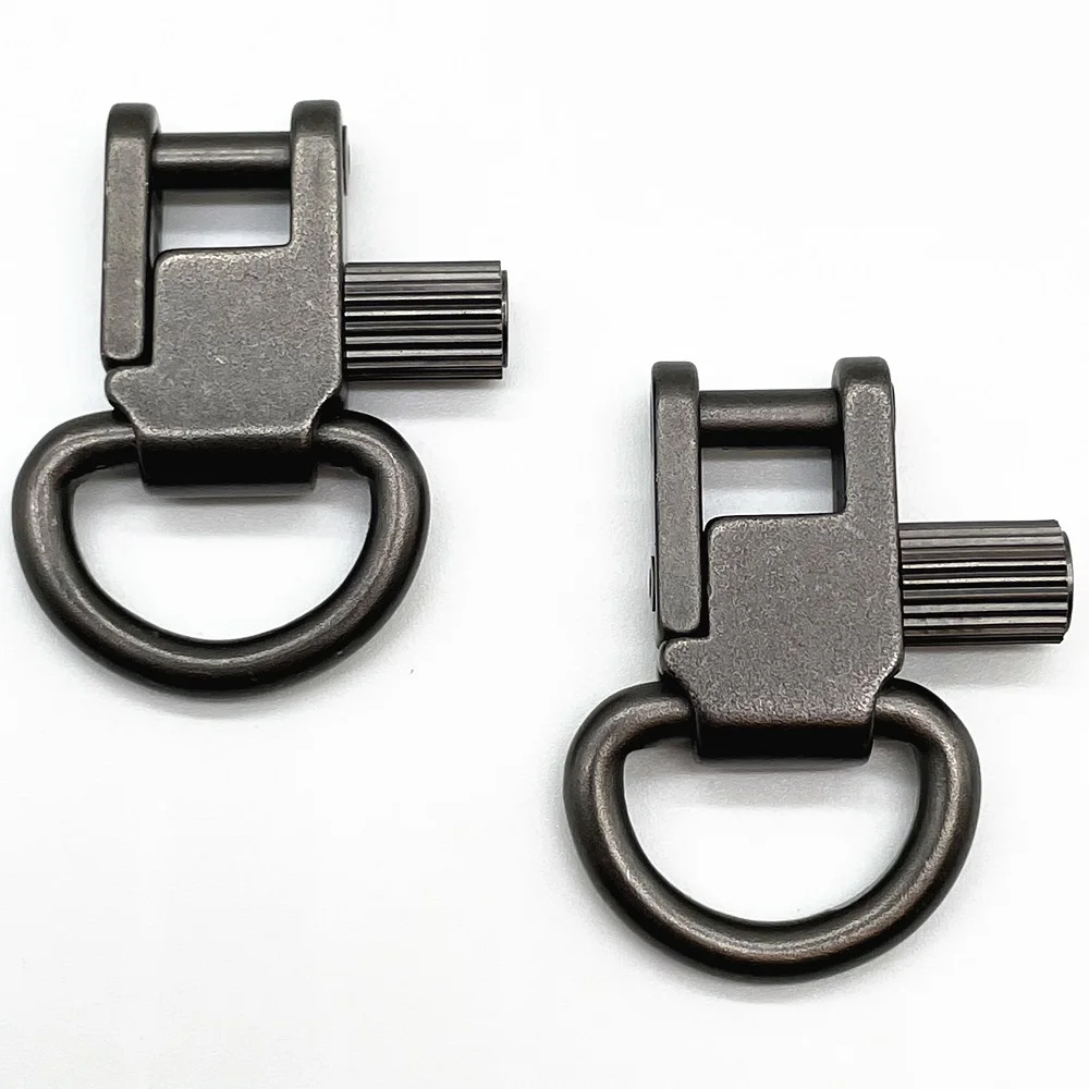 Outdoor Hunting Attachment Mounts Steel Buckle 2pcs/set QD Sling Swivels