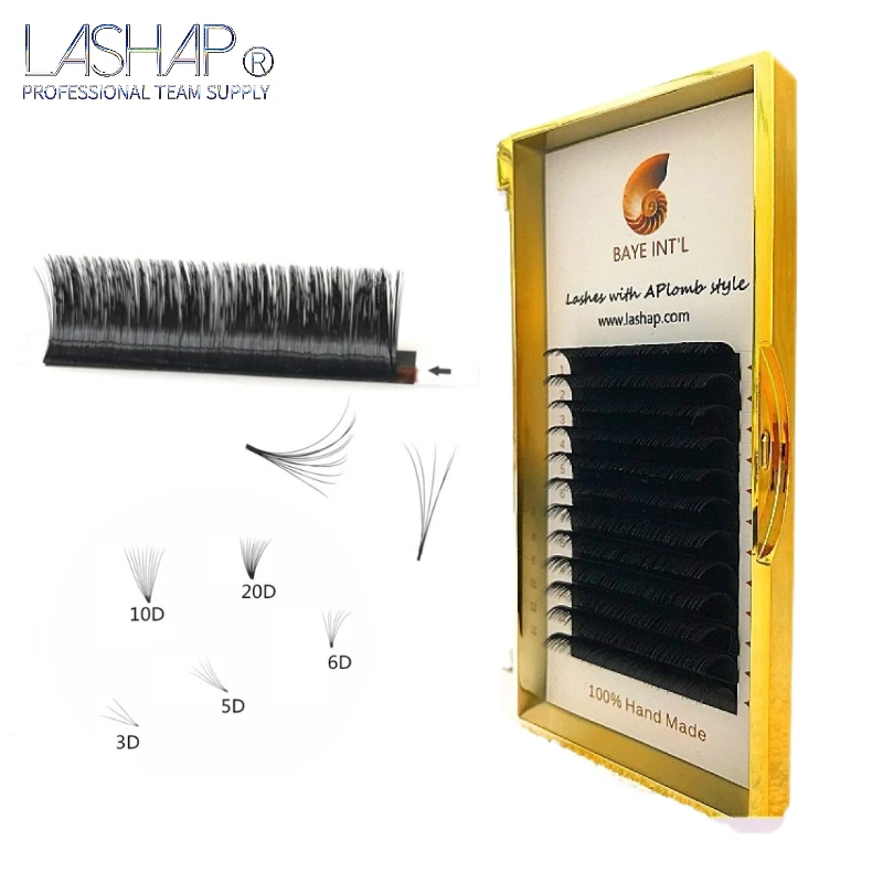 

2021 The most popular blooming eyelash extension easy fanning eyelash extensions 0.03 0.07 0.1 fast fanning eyelash extensions, Natural black