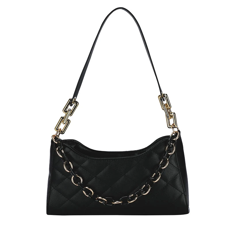 

2021 Fashion Embroidery Thread Shoulder Bag Women's Bag Casual Fashion Chain Ladies Crossbody Handbag Underarm Bag