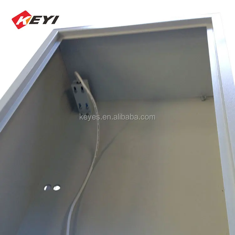 
custom tobacco store metal 8 tier cigarette lockable display cabinet with left and right sliding door 