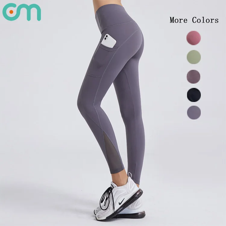 

Woman wear fengbay high waist stretchy sport scrunch sexy tights fitness yoga pants customize leggings with pockets, Multi color