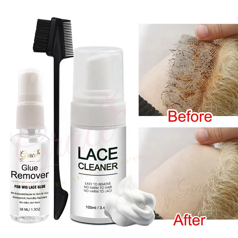 

Fast Glue Remover Gentle Foam Cleaning And Renew Wig Hair System Lace Cleaner