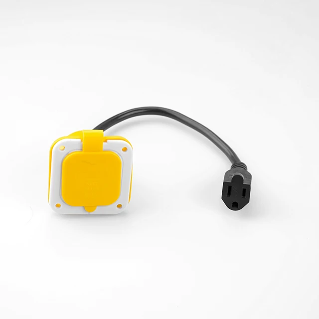 Rv Shore Power Inlet Charger Plug Supply 15amp 125v Rv Ac Power Plug ...