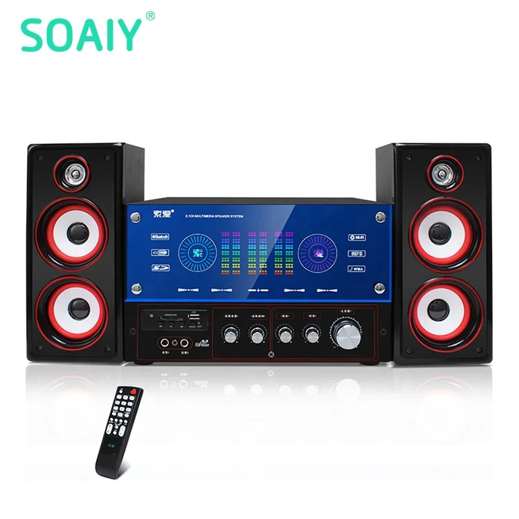 

3d surround house 2.1 channel music dolby atmos subwoofers karaoke big sound super bass home speaker audio system with usb sd