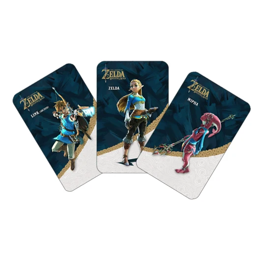 

Clear Image Waterproof Printing Matte Collection Zelda Breath of the Wild Ntag Nfc Amiibo Card Set For Nintendo Switch