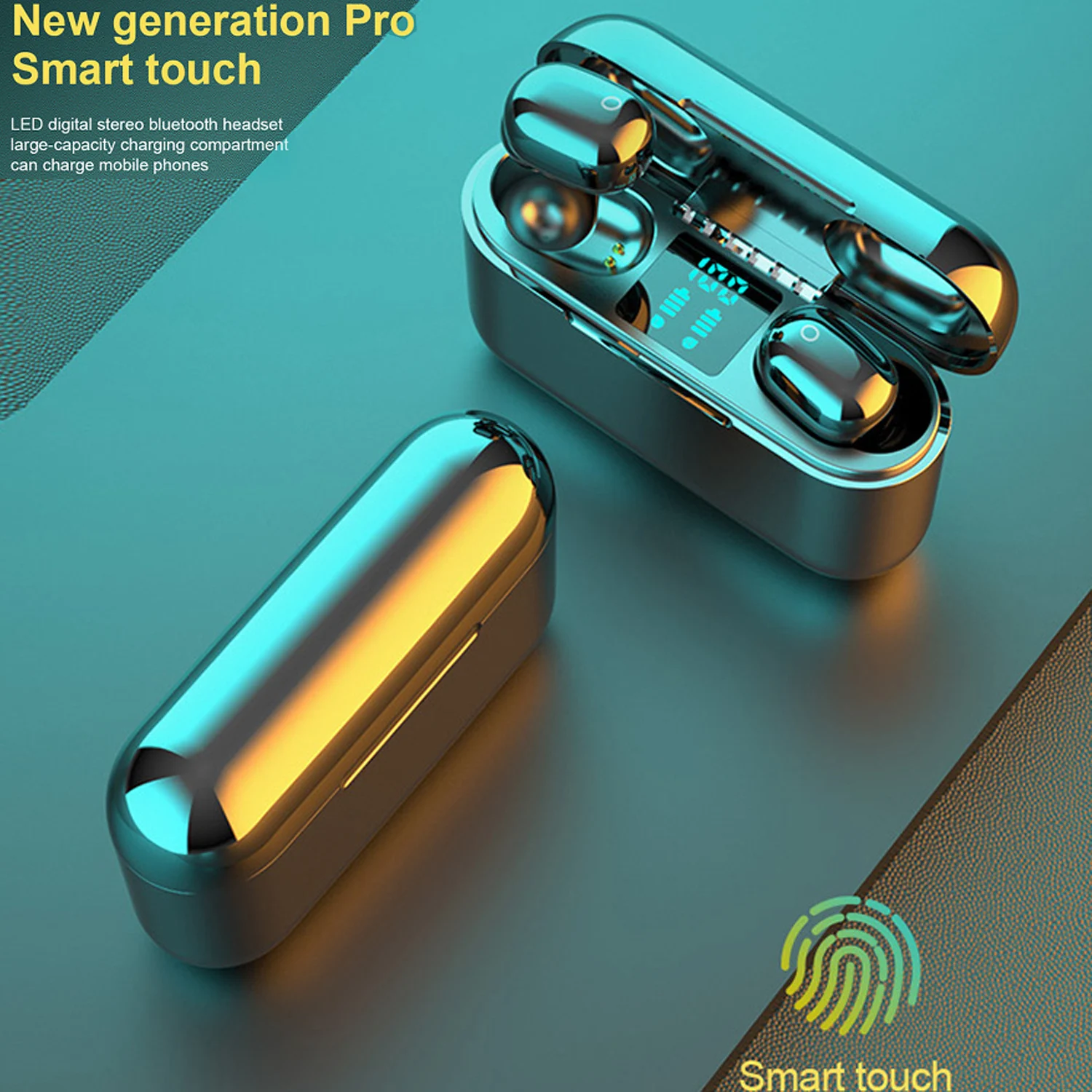 

A13Pro Tws BT Earphone 5.0 Touch earphones With LED Display Waterproof sport Gaming Auto Pairing Pro Earbuds for phones