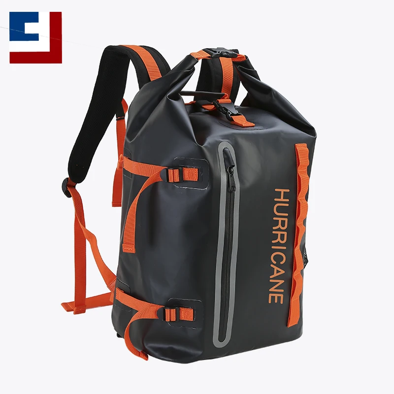 

Hot Selling Low Moq Custom Logo sport Water Proof Pvc roll top laptop Backpack Seamless Dry Bag, Customized color