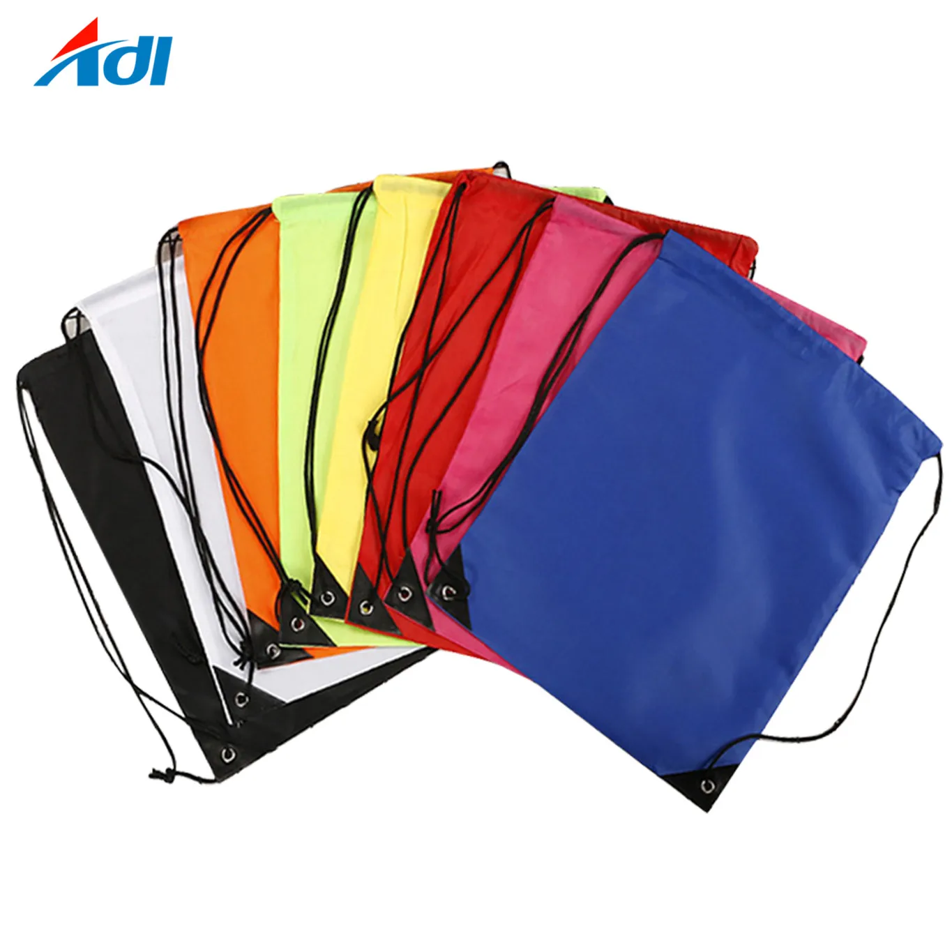 

2021 Custom Promotional wholesale soccer draw string bags, Customized color