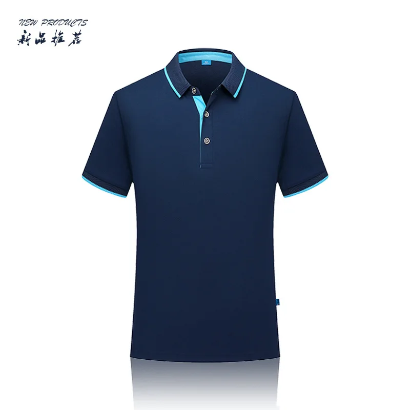 

2021 men's Polo shirt custom overalls t-shirts with short sleeves quick-drying clothes turndown advertising t-shirts, 9 color